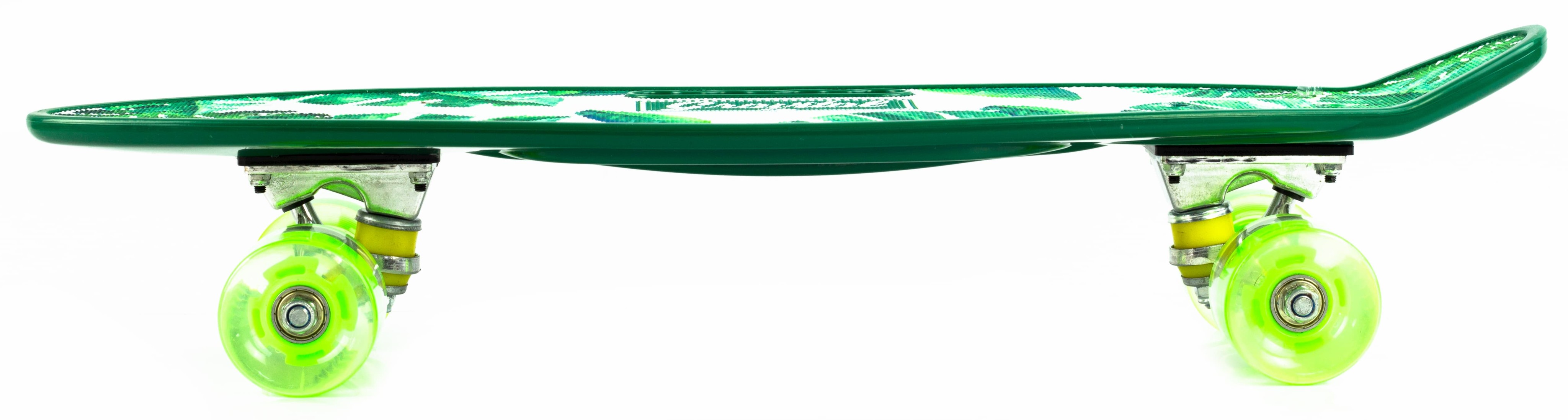 Пенни Борд со светящимися колесами и ручкой для переноски, 60 см. 00524 / Микс