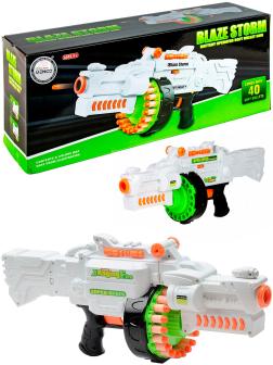 Детский бластер-пулемет Zecong Toys «Blaze Storm» с мягкими пулями / 7019
