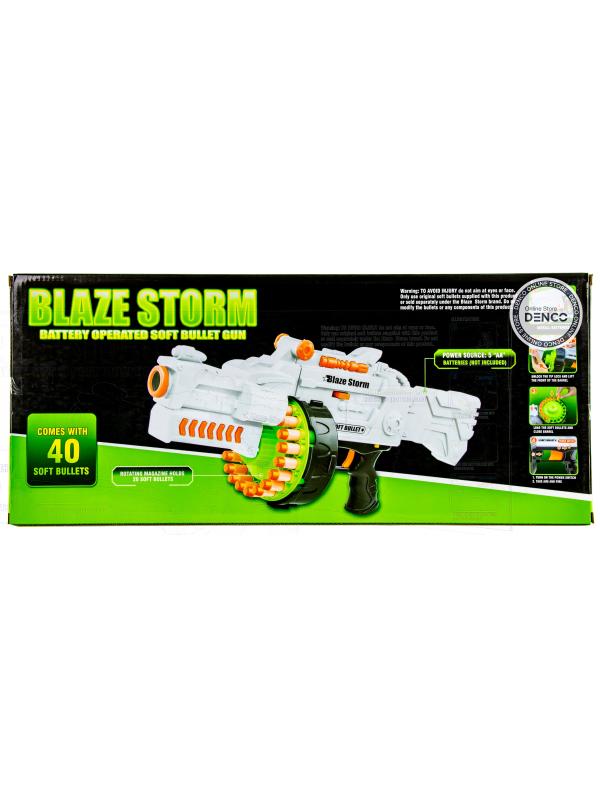 Детский бластер-пулемет Zecong Toys «Blaze Storm» с мягкими пулями / 7019