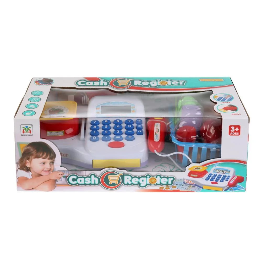 Игровой набор «Кассовый аппарат» с аксессуарами, звуковыми и световыми эффектами / LS820A19-1