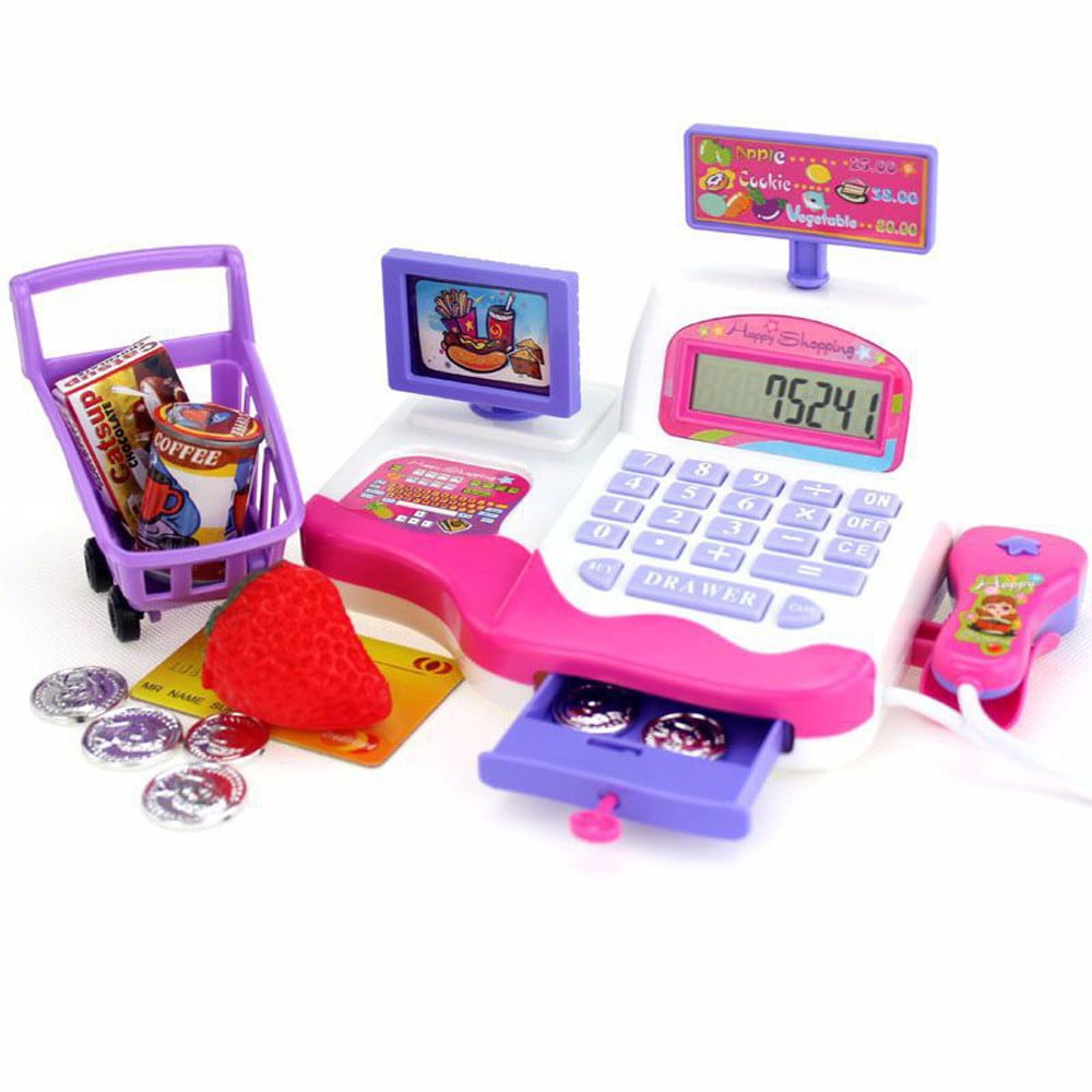Игровой набор «Кассовый аппарат» с аксессуарами, световыми и звуковыми эффектами / 901