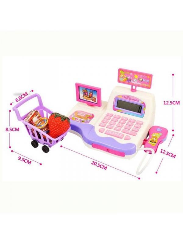 Игровой набор «Кассовый аппарат» с аксессуарами, световыми и звуковыми эффектами / 901