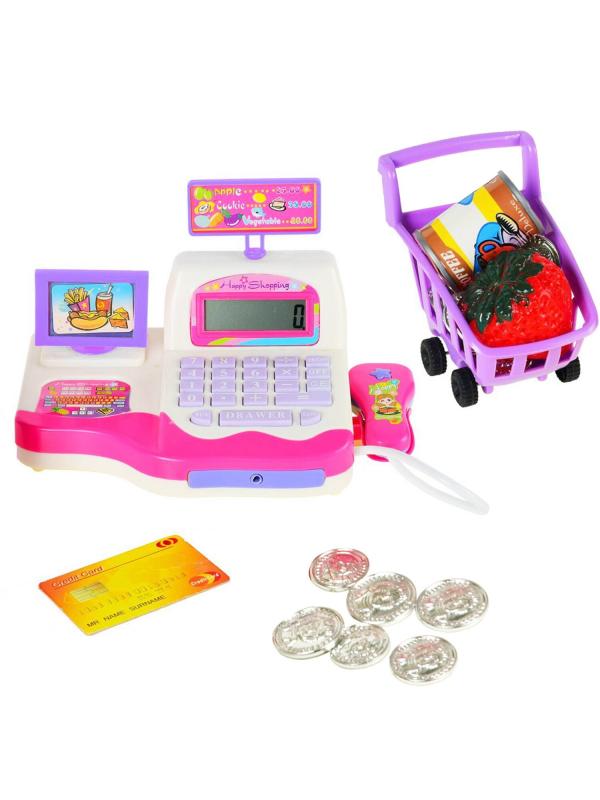 Игровой набор «Кассовый аппарат» с аксессуарами, световыми и звуковыми эффектами / 901