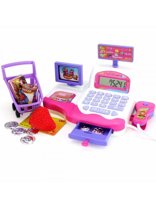 Игровой набор «Кассовый аппарат» с аксессуарами, световыми и звуковыми эффектами / 901