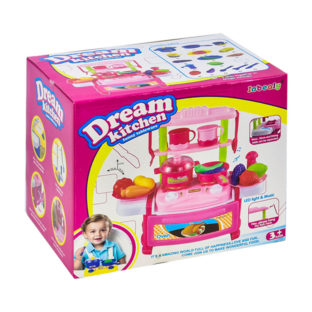 Игровой набор Inbealy «‎Dream kitchen» 788-1B / свет, звук