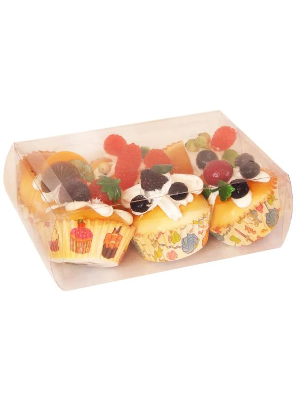 Набор игрушечной еды «Пирожные Тарталетки-корзиночки» 6 шт. / YXD-10