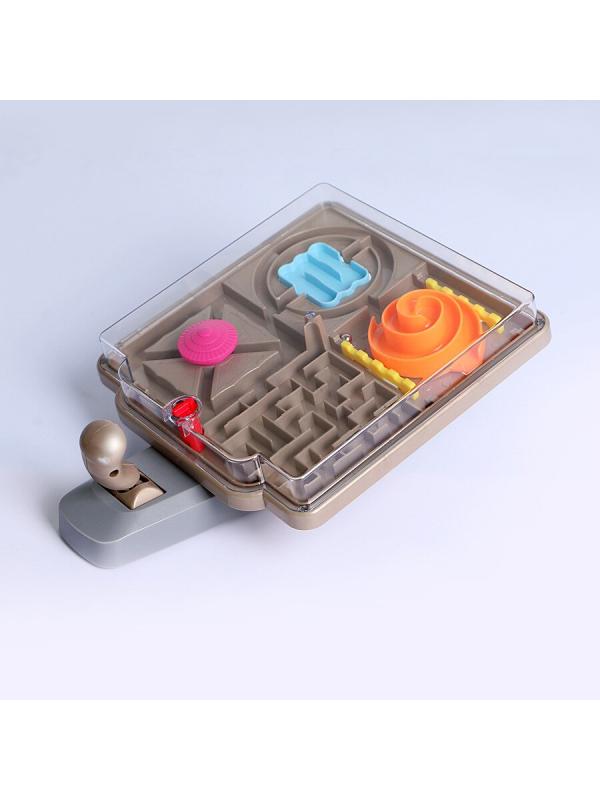 Детская развивающая 3D головоломка-лабиринт с джойстиком 27х21 см. / 993