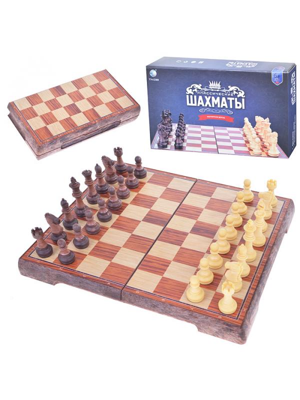 Настольная игра Tongde «Классические шахматы» на магнитной доске 25х21.5 см / T74-D389