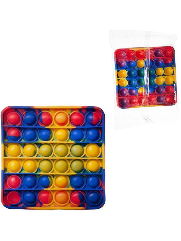Игрушка-антистресс Junfa Бесконечные мраморные шарики-пупырки в форме квадрата