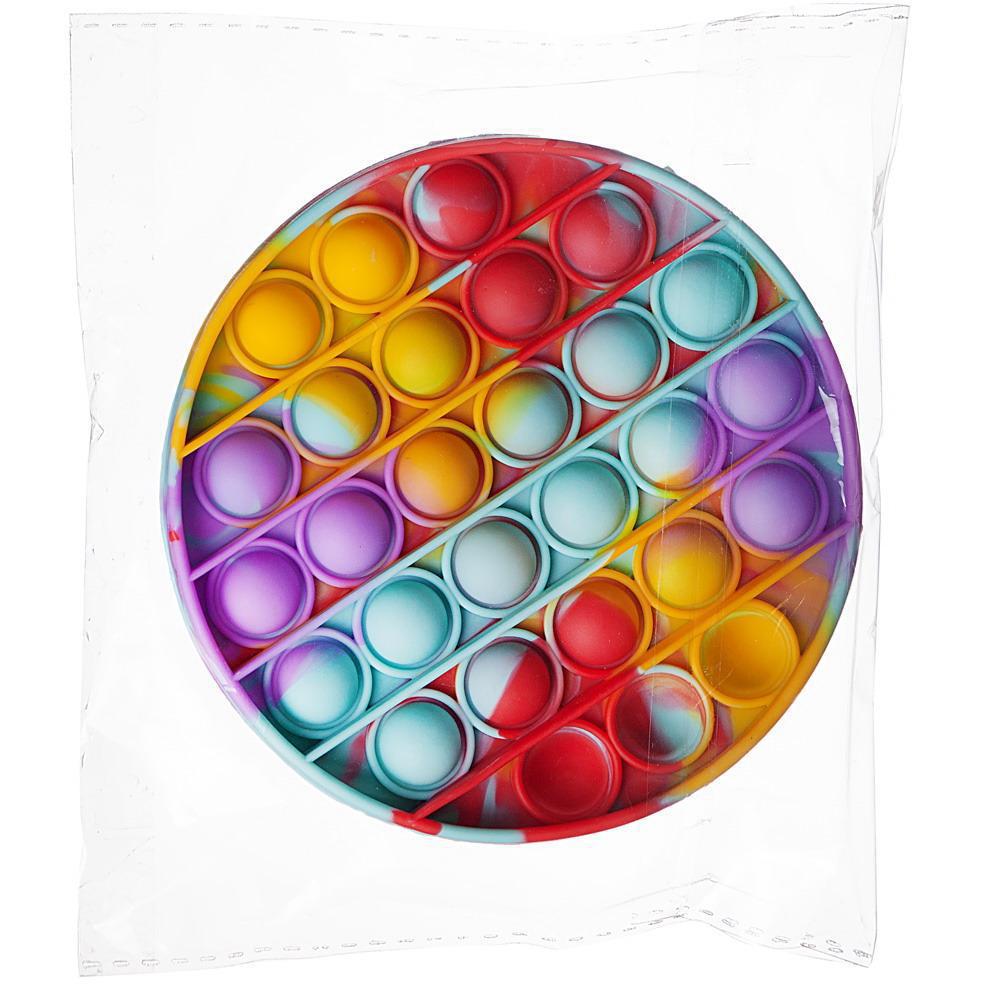 Игрушка-антистресс Junfa Бесконечные мраморные шарики-пупырки в форме круга