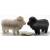 Резиновые фигурки-тянучки Stretchable «Овечки» A151S, 12 см. Farm Animals / 2 шт.