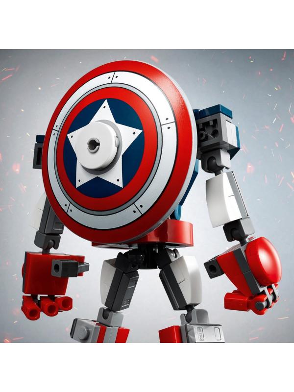 Конструктор Lari «Капитан Америка робот» 11632 (Super Heroes 76168) 127 деталей