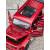 Машинка металлическая Che Zhi 1:32 «Mercedes-Benz G-class Brabus» CZ28A  16,5 см. инерционная, свет, звук / Красный