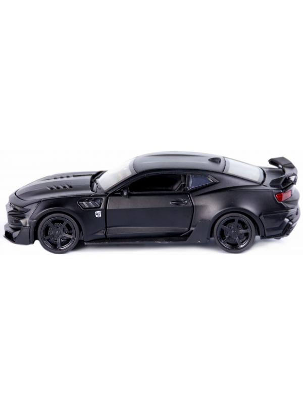 Металлическая машинка Mini Auto 1:32 «Chevrolet Camaro ZL1 2017» 16 см., 3220B инерционная, свет, звук / Черный