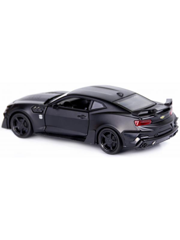 Металлическая машинка Mini Auto 1:32 «Chevrolet Camaro ZL1 2017» 16 см., 3220B инерционная, свет, звук / Черный