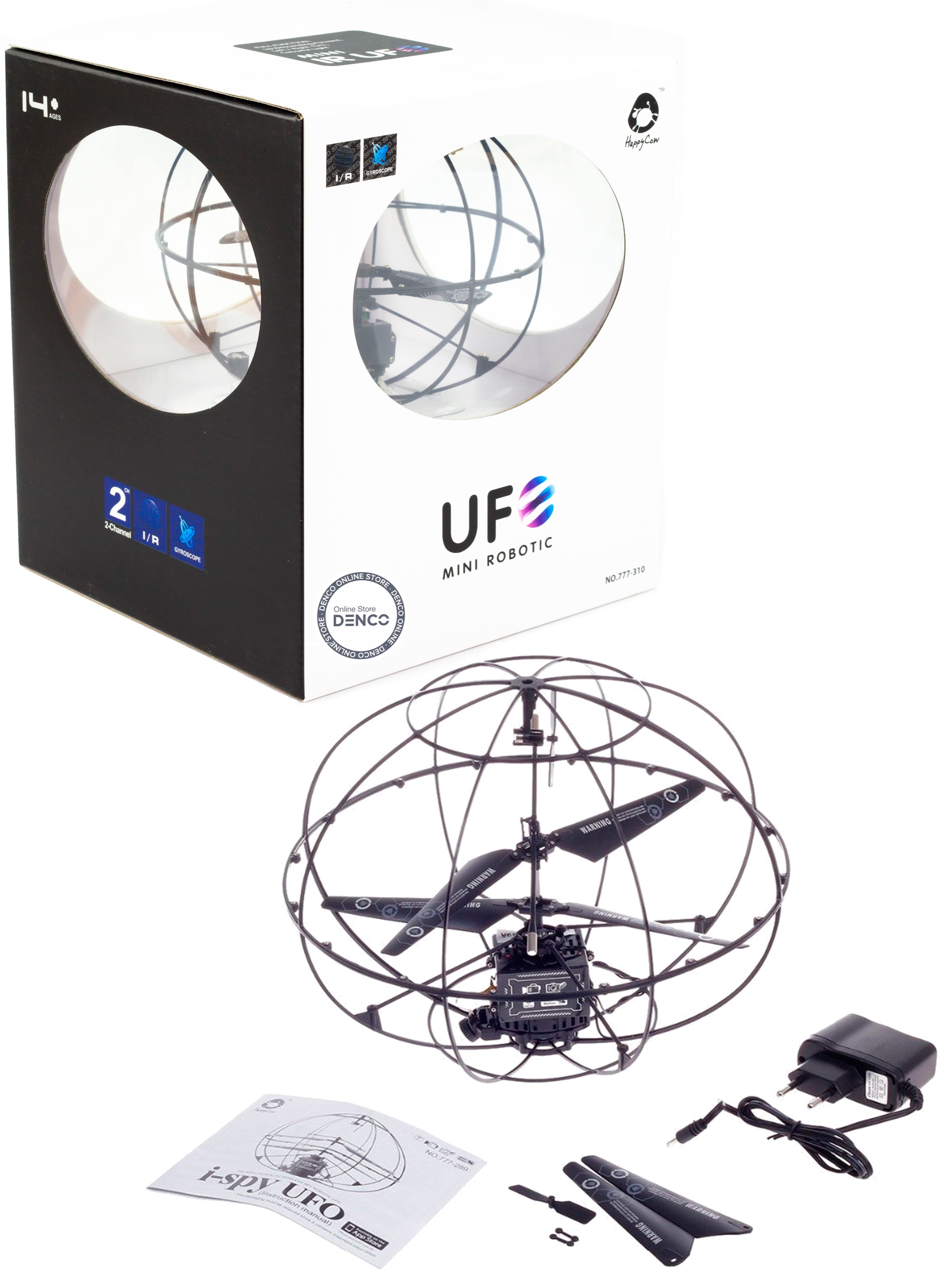 Летающий шар-вертолет на радиоуправлении "Robotic UFO" / 777-310