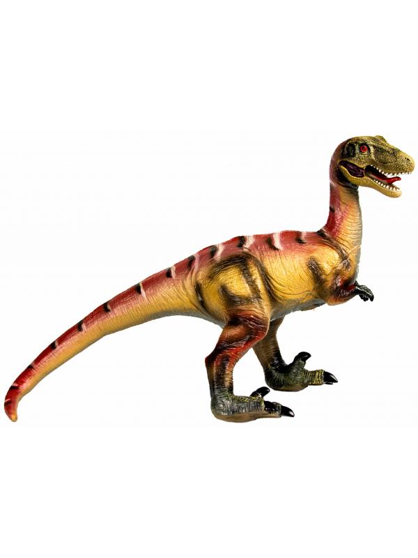 Фигурка динозавра «Велоцераптор» 60 см., Q9899-510A, из термопластичной резины, со звуковыми эффектами / Микс