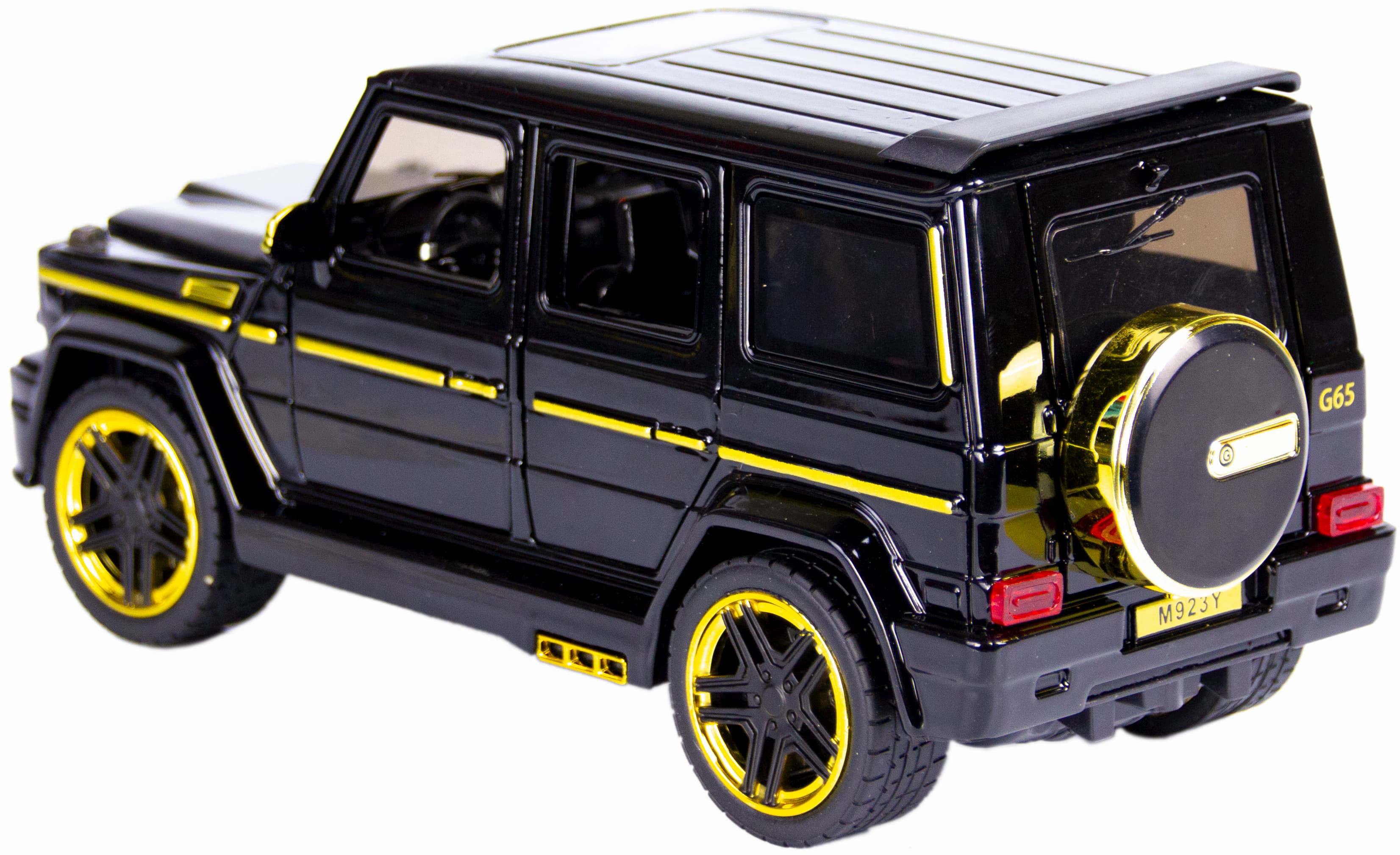 Машинка металлическая XLG 1:24 «Mercedes-Benz G-class Brabus» M923Y 20 см. инерционная, свет, звук