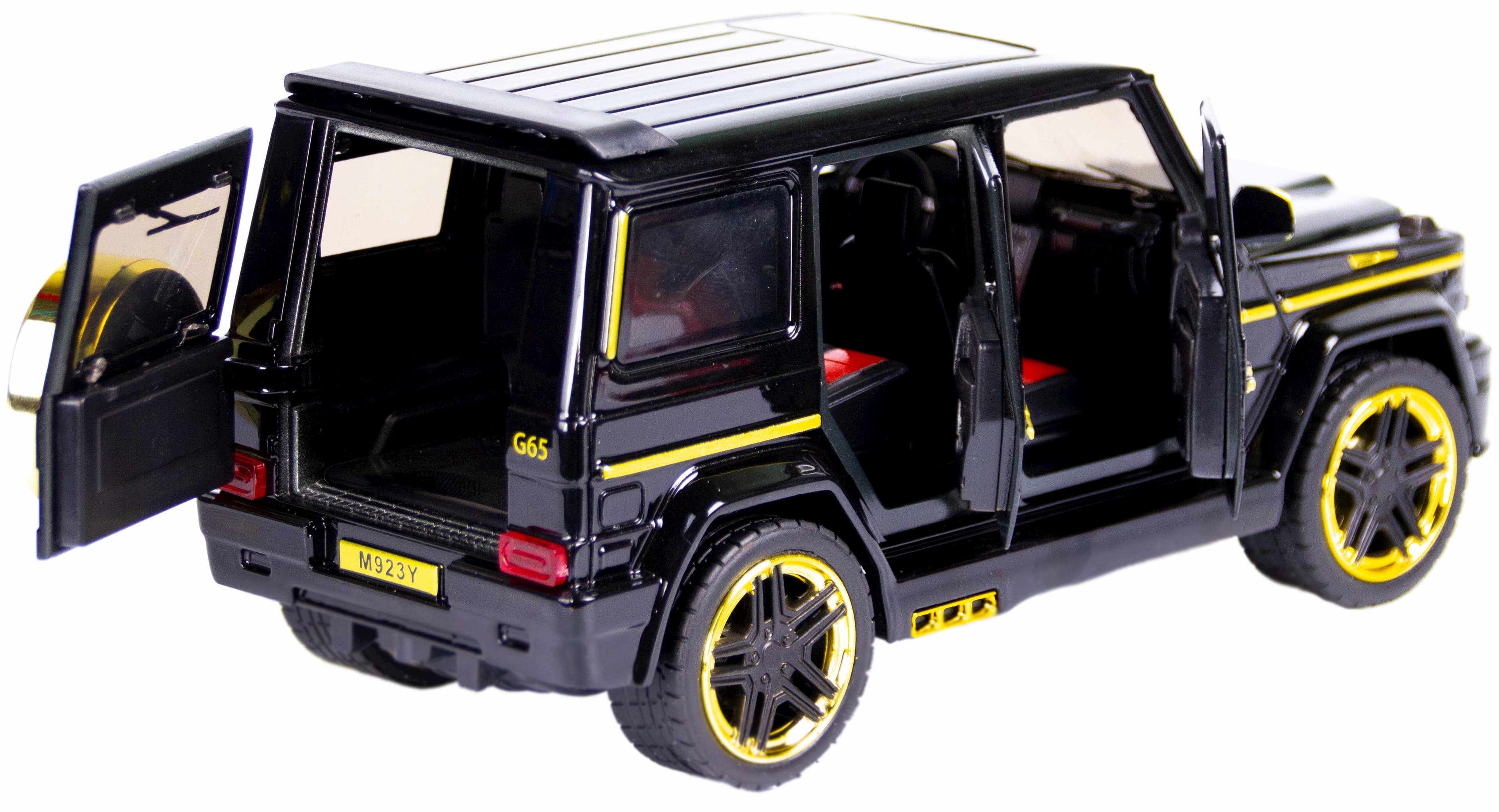 Машинка металлическая XLG 1:24 «Mercedes-Benz G-class Brabus» M923Y 20 см. инерционная, свет, звук