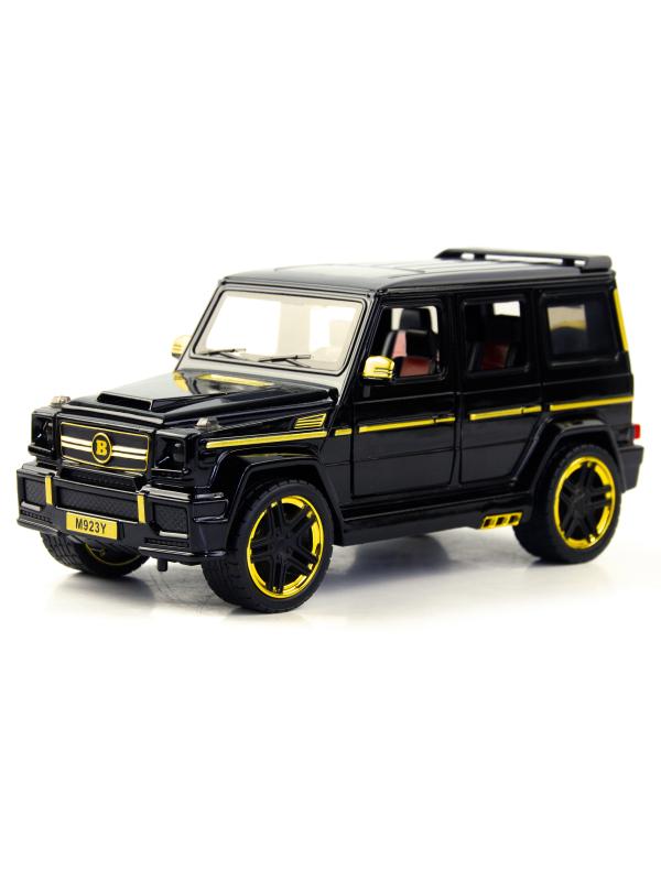 Машинка металлическая XLG 1:24 «Mercedes-Benz G-class Brabus» M923Y 20 см. инерционная, свет, звук