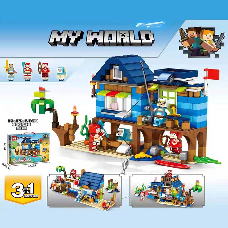 Конструктор «My World» MG299 Minecraft / 377 деталей