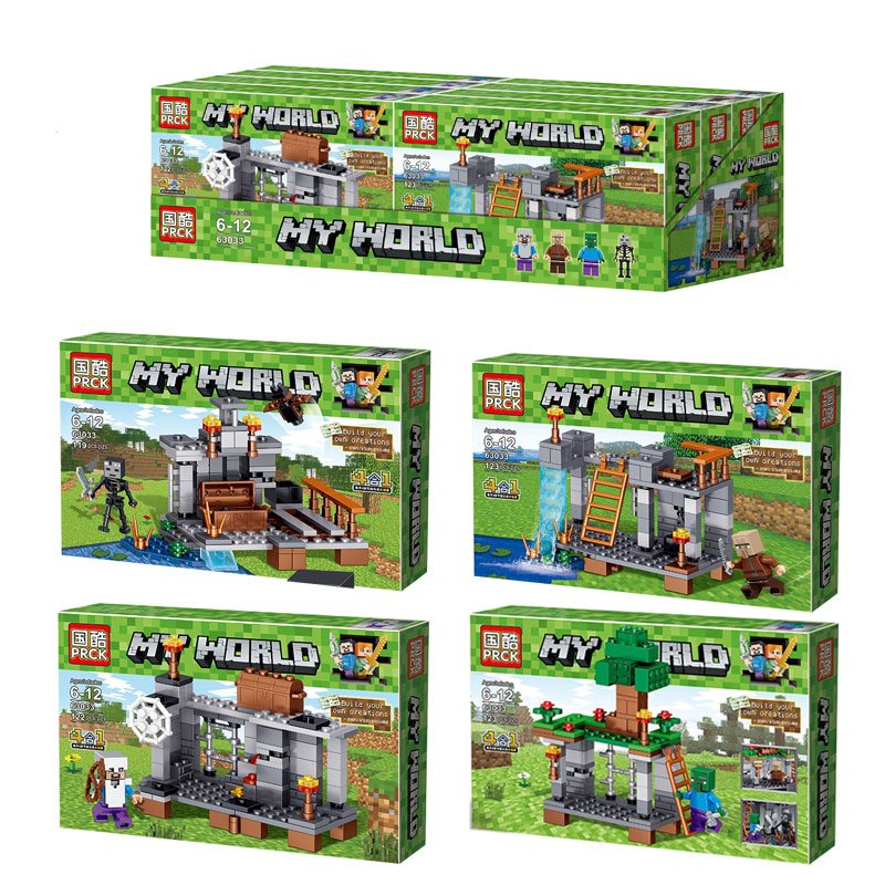 Набор конструкторов «My World» 62301 Minecraft / 4 шт.
