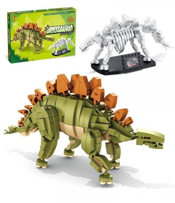 Конструктор Panlos Brick «Стегозавр» 612004 Dinosauria / 894 детали