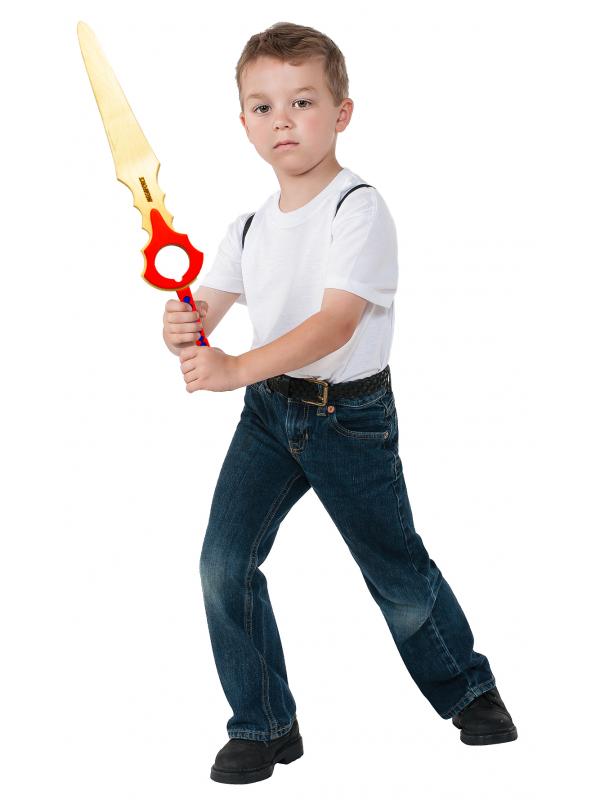 Детский деревянный меч «MEGAFORCE» 60 см. / Желтый