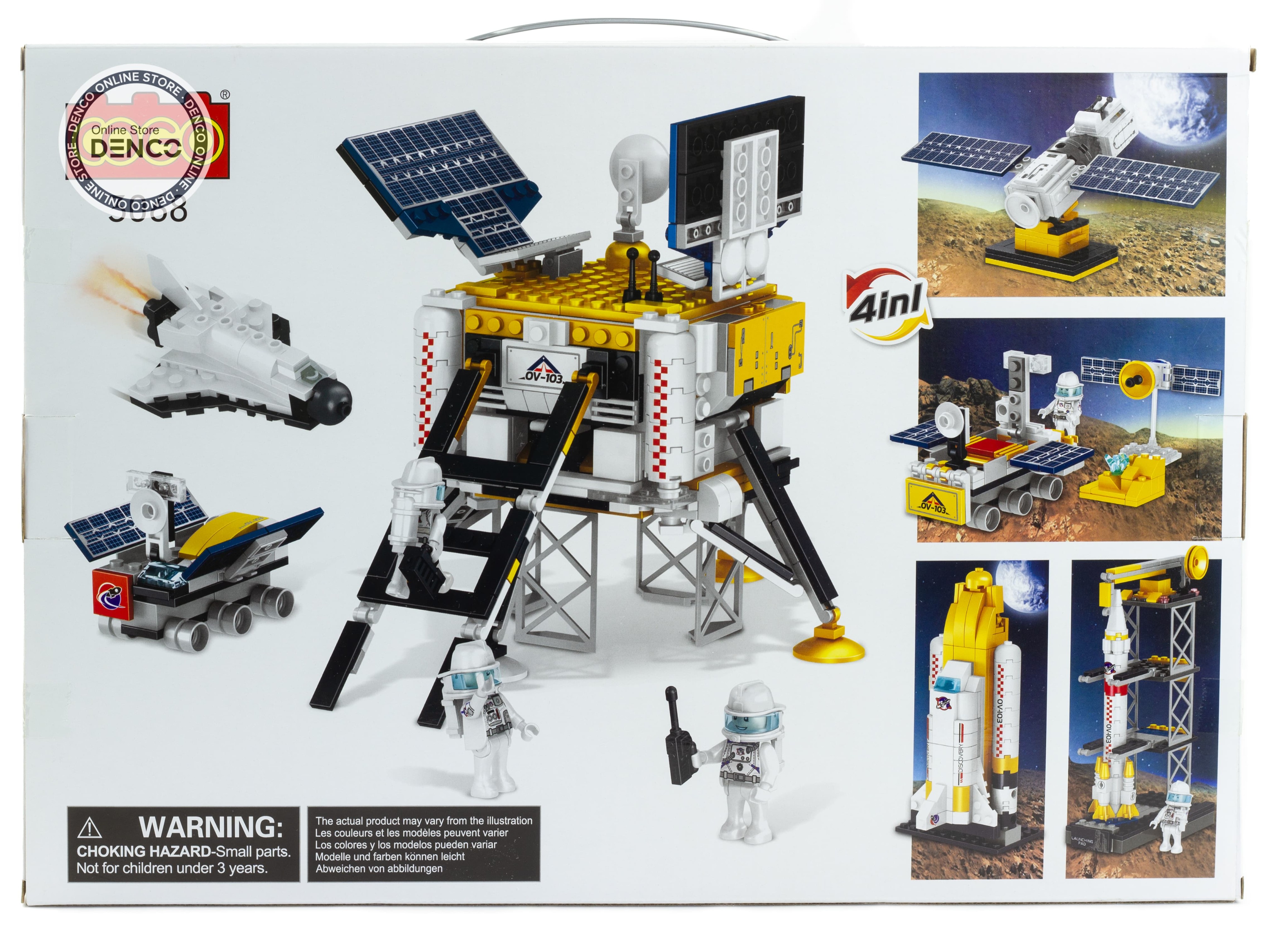 Конструктор Cogo «Лунная станция» 3068 / 595 деталей