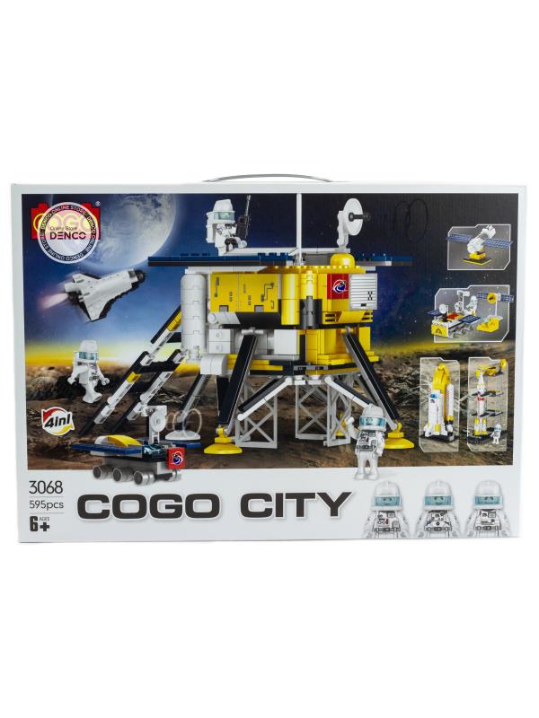 Конструктор Cogo «Лунная станция» 3068 / 595 деталей