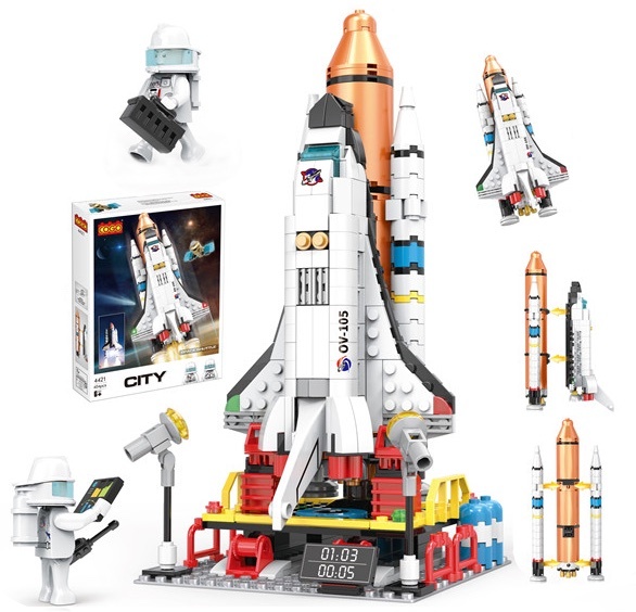Конструктор Cogo «Космический шаттл» Г4421 / 404 деталей