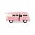 Металлическая машинка Kinsmart 1:32 «1962 Volkswagen Classical Bus (Пастельные цвета)» KT5060DY инерционная / Розовый