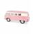 Металлическая машинка Kinsmart 1:32 «1962 Volkswagen Classical Bus (Пастельные цвета)» KT5060DY инерционная / Розовый