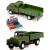 Машинка металлическая Play Smart 1:52 «Самосвал ЗИЛ-130 Военный» 15 см. 6560 Автопарк, инерционная / Хаки
