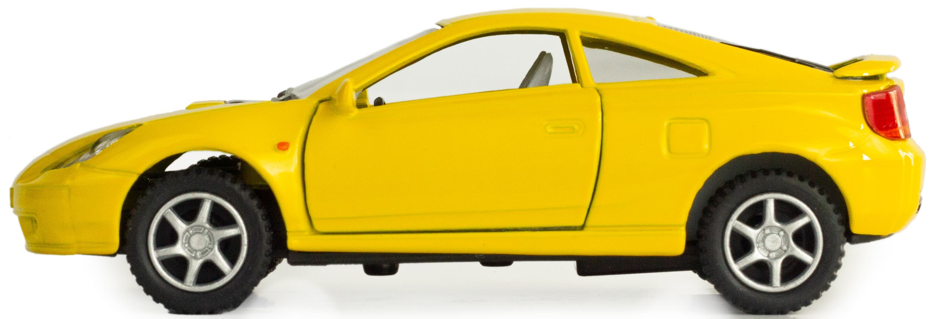 Металлическая машинка Kinsmart 1:34 «Toyota Celica» KT5038D, инерционная / Желтый