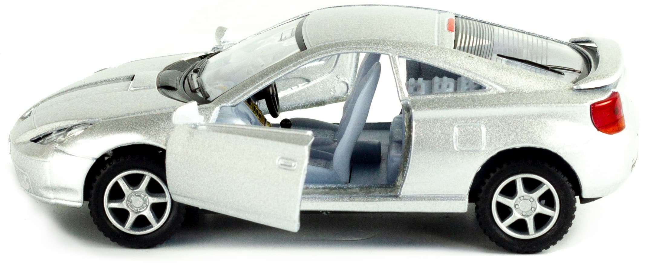 Металлическая машинка Kinsmart 1:34 «Toyota Celica» KT5038D, инерционная / Серый