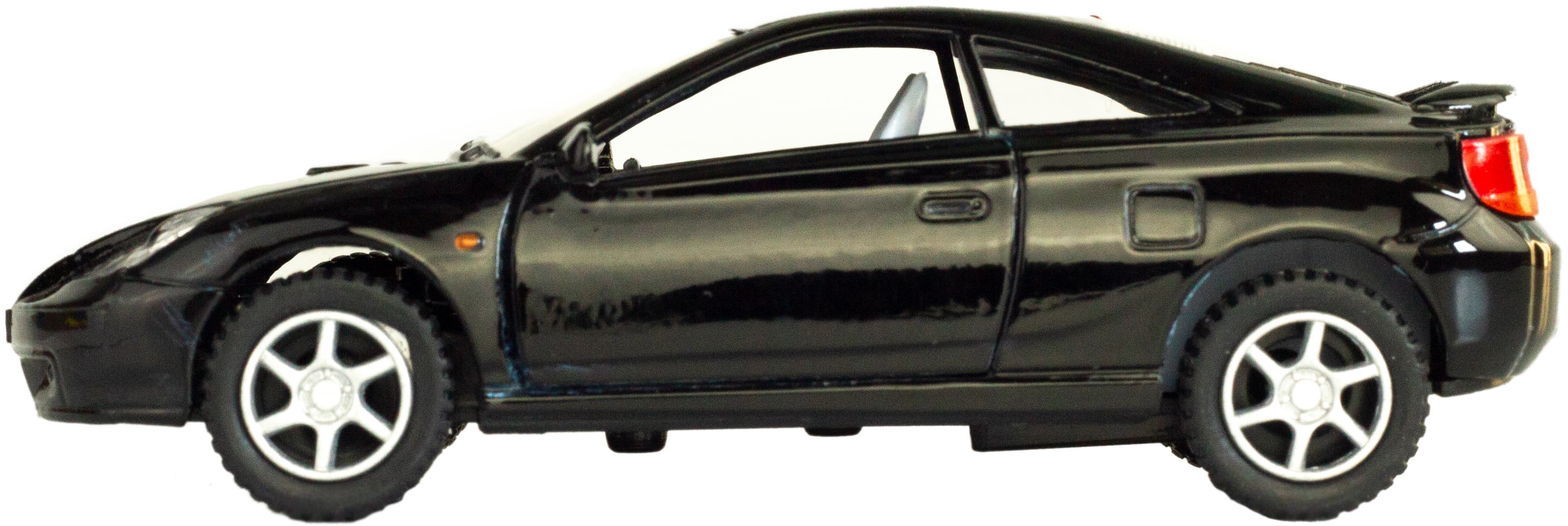 Металлическая машинка Kinsmart 1:34 «Toyota Celica» KT5038D, инерционная / Черный