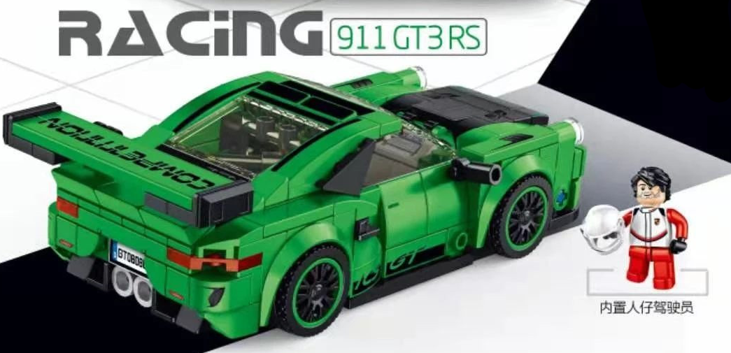 Конструктор Panlos Brick «Автомобиль Porsche 911 GT3 RS» 666027 / 358 деталей