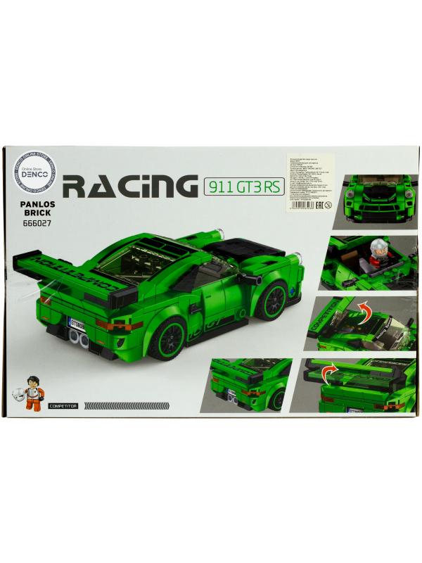 Конструктор Panlos Brick «Автомобиль Porsche 911 GT3 RS» 666027 / 358 деталей