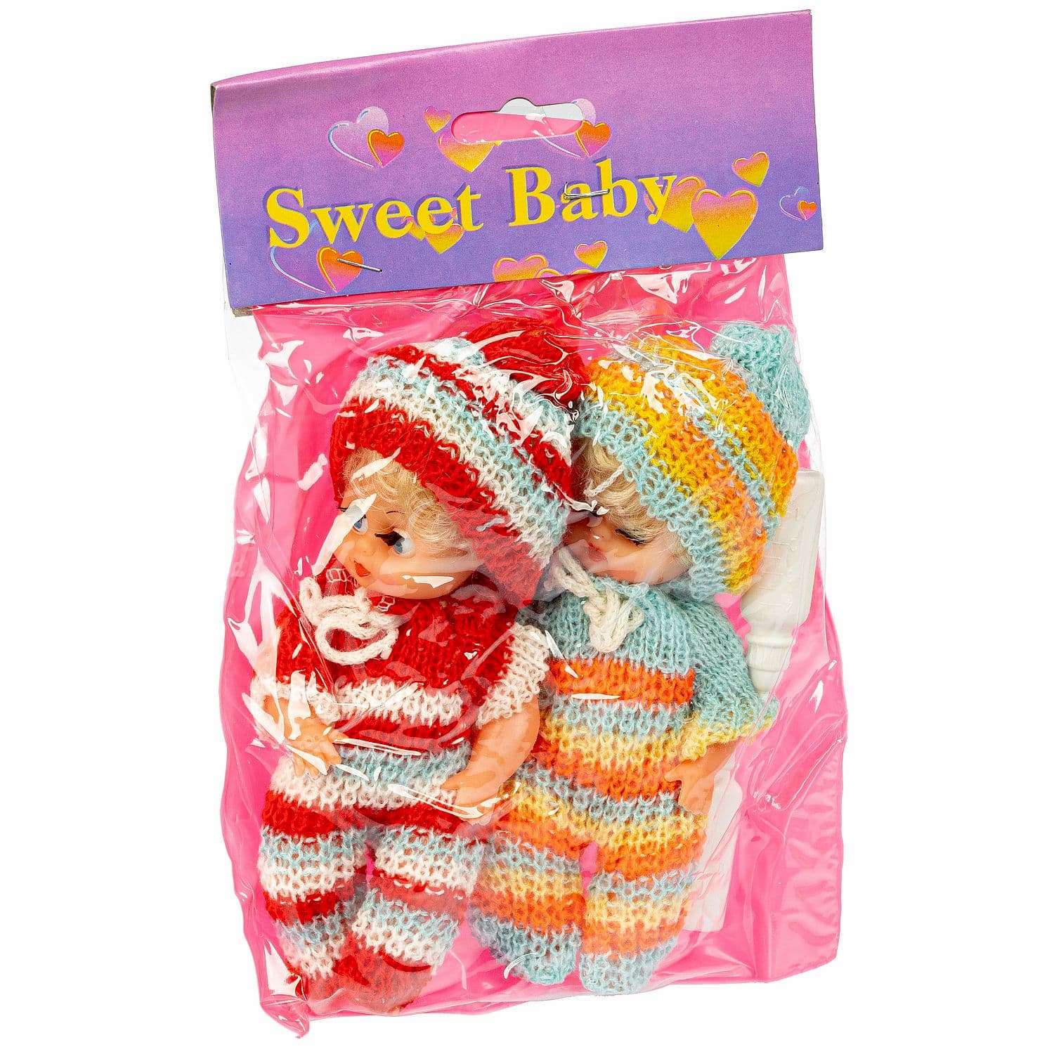 Набор кукол Sweet Baby «Близняшки в вязанной одежде» 2 шт. в упаковке Д7522V