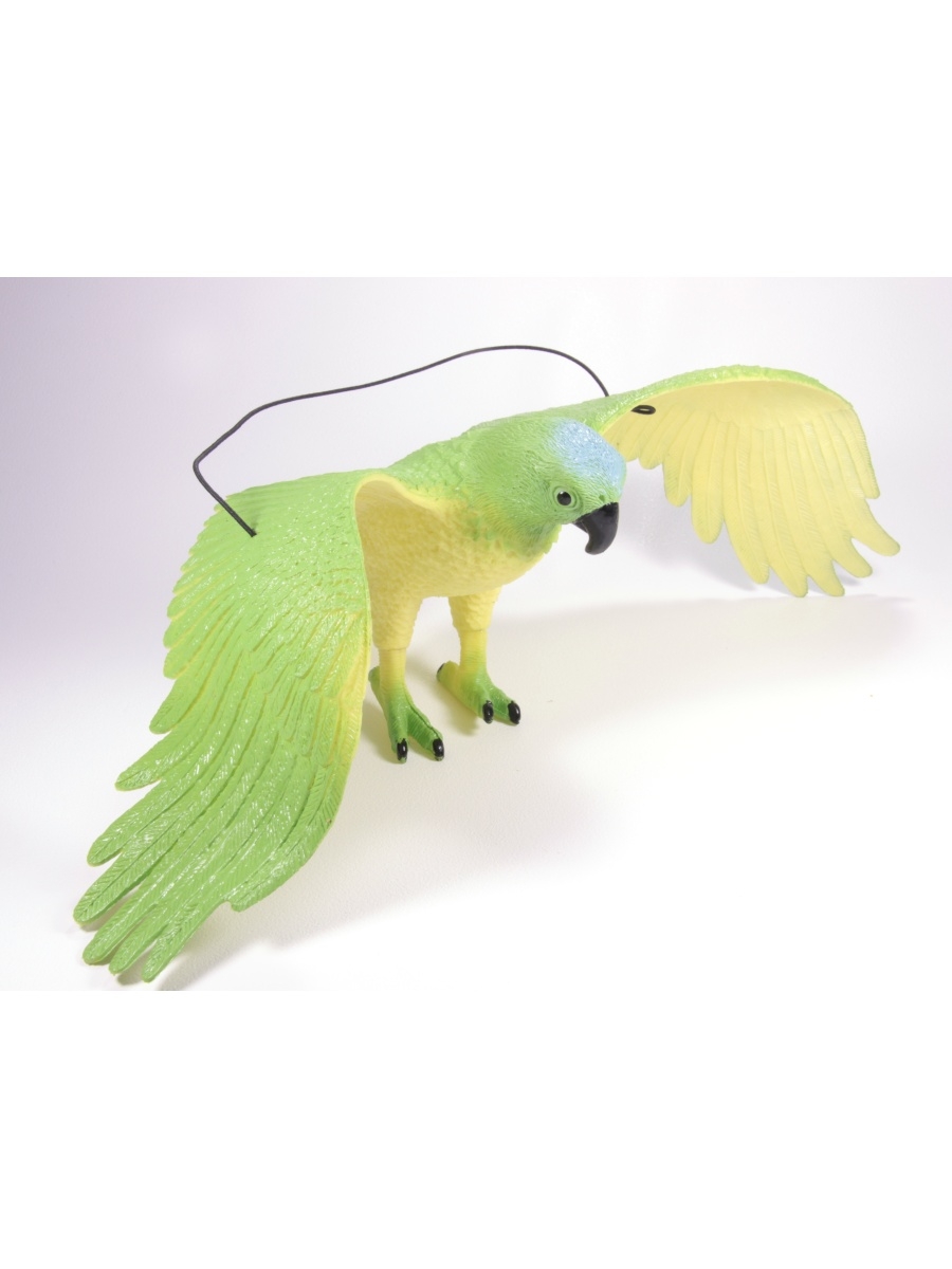 Резиновая игрушка фигурка птицы «Попугай» 33 см. на резинке, подвесная, 158 / Микс
