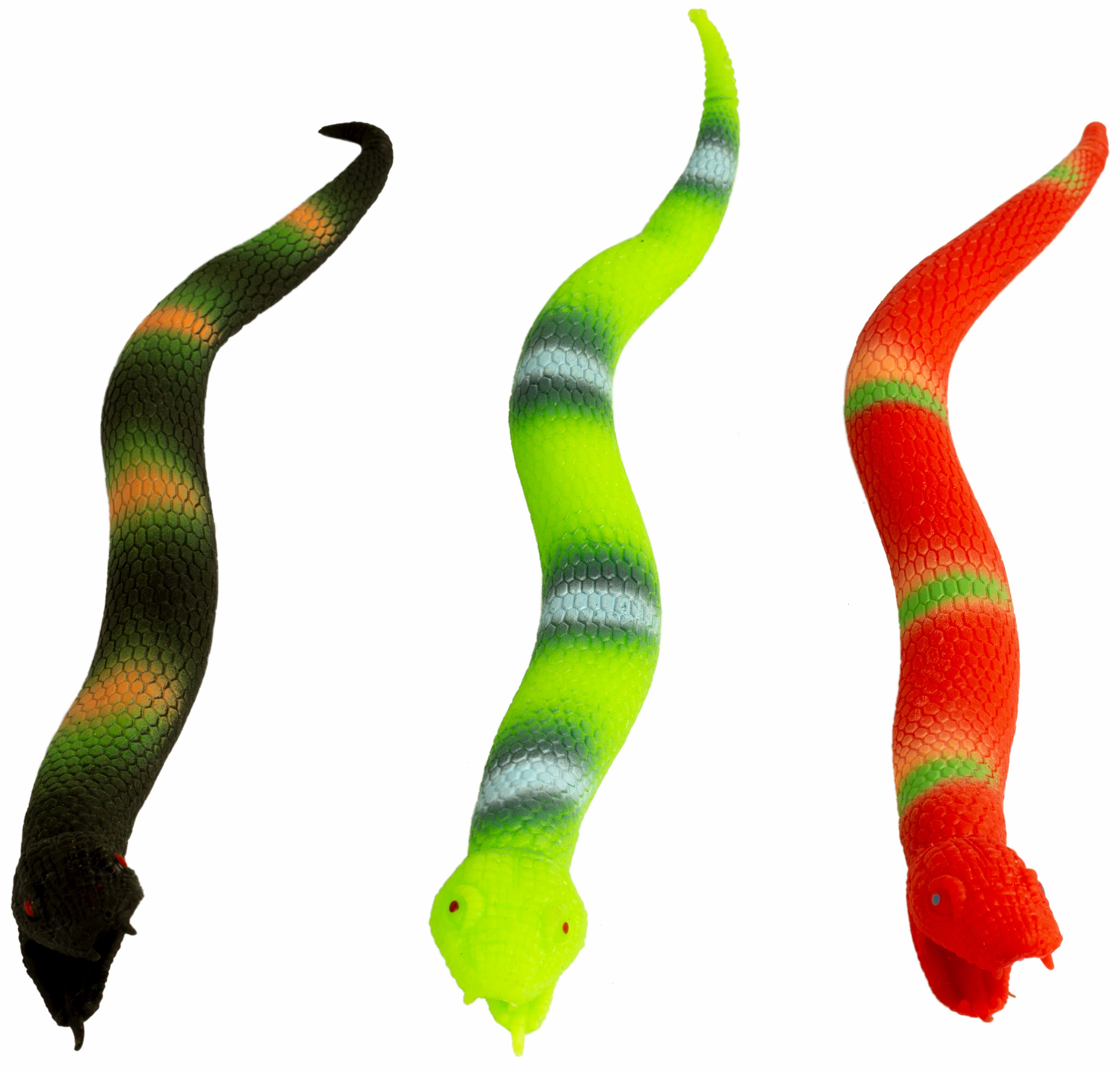Набор резиновых фигурок-тянучек «Змеи: Гадюки» 37 см. A162-PDQ / 3 шт.