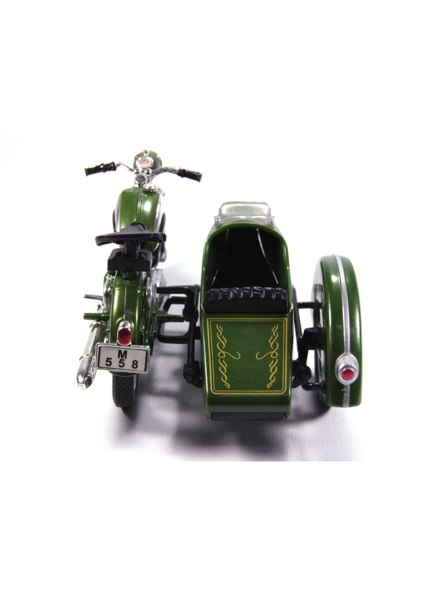 Металлический мотоцикл 15 см. «BMW R69S» А5581206В / Микс