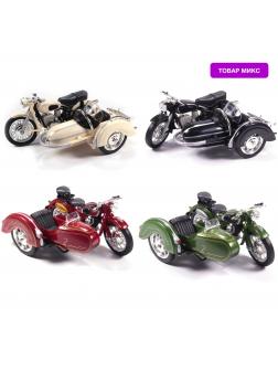 Металлический мотоцикл 15 см. «BMW R69S» А5581206В / Микс