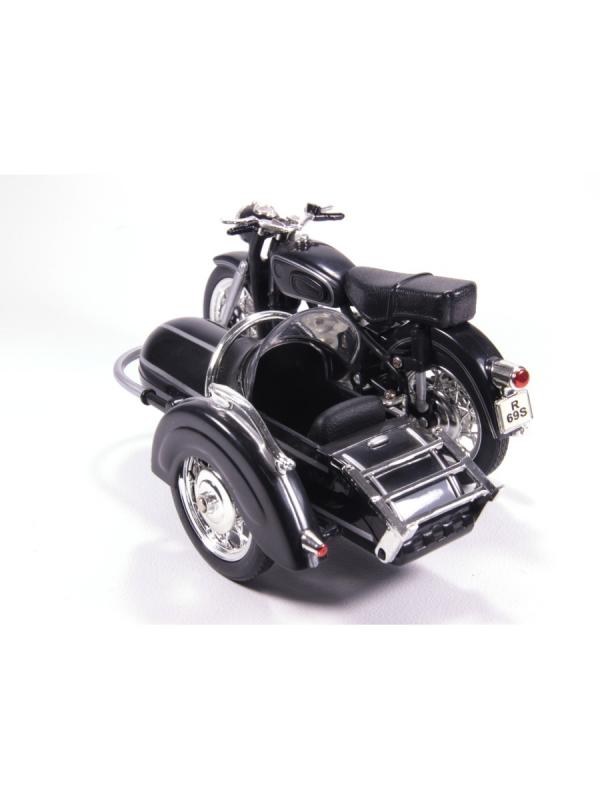 Металлический мотоцикл 15 см. «BMW R69S» А5581206В / Микс