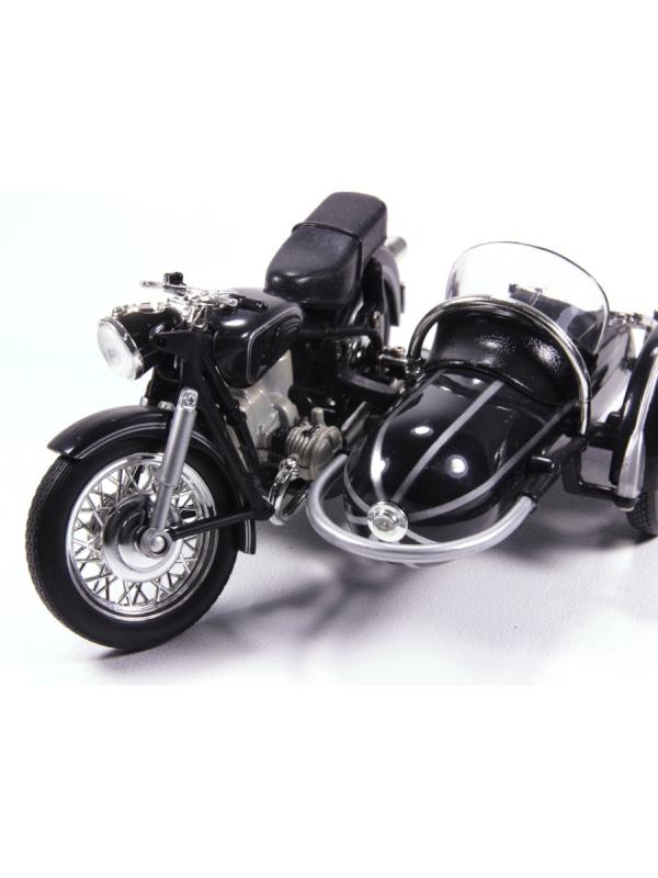 Металлический мотоцикл 15 см. «BMW R69S» А5581206В / Микс