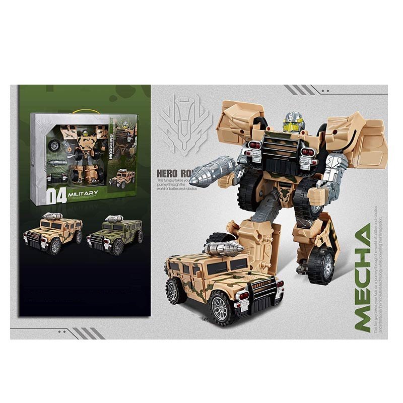 Робот-Трансформер «04 Military» Mecha A5563-28 / Микс