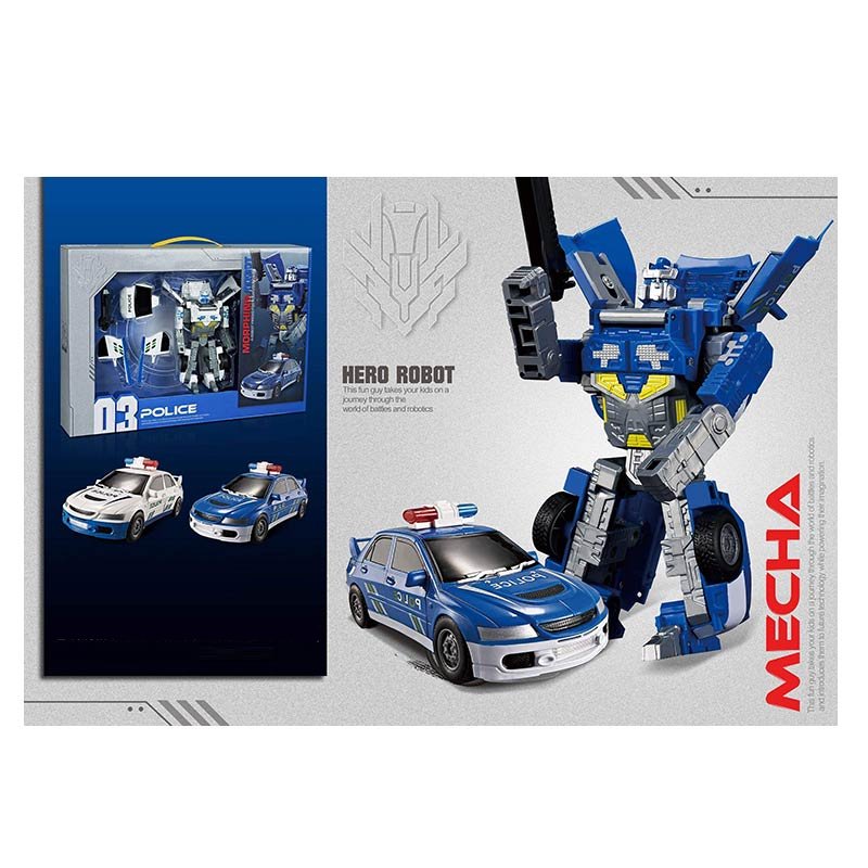 Робот-Трансформер «03 Police» Mecha A5563-27 / Микс