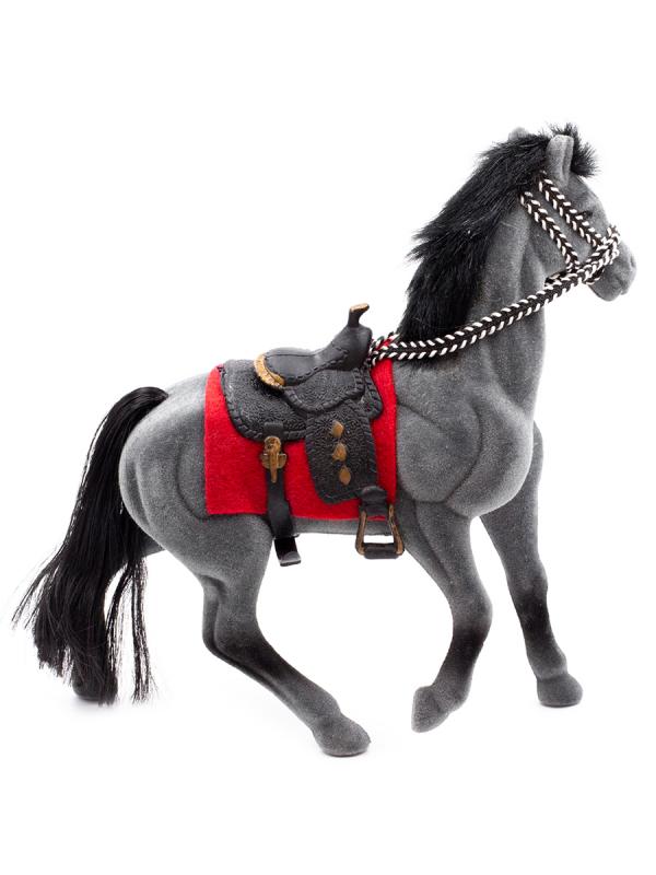 Детский кукольный набор игрушечных фигурок-лошадок Play Smart «Сивка-бурка» 2540, для девочек,  22 см. / Серый