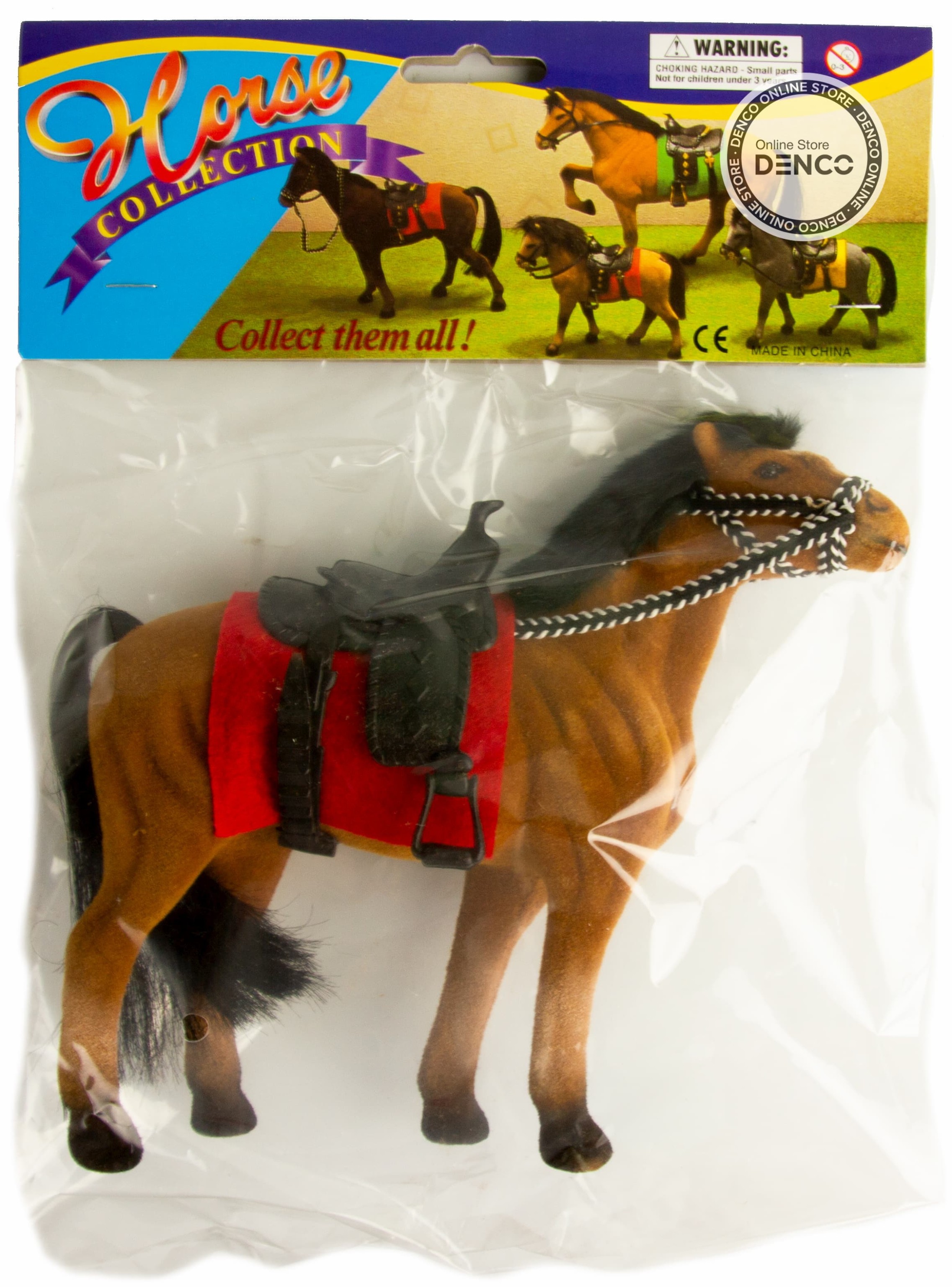 Детская кукольная игрушечная фигурка «Лошадка» 33-34-35, для девочек, 17 см. / Коричневая